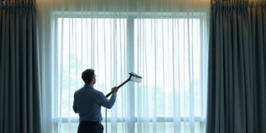 Commercial curtain stain removal service bellbowrie hotels offices restaurants